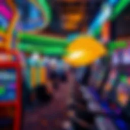 A glimpse into the vibrant gaming floor of Station Casino